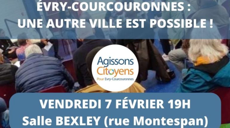 La soirée de l&rsquo;espoir vendredi 7 février, Evry-Courcouronnes : une autre ville est possible !
